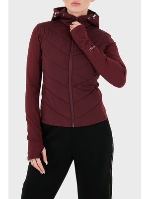 Guess Grazia Kapitoneli Kapüşonlu Slim Fit Mont V6BL12W4503 Kadın Mont V6BL12 W4503 Rgp