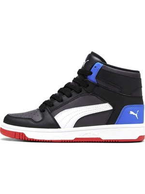 Puma Rebound Layup Sl Jr Sneaker Spor Ayakkabı Siyah Beyaz