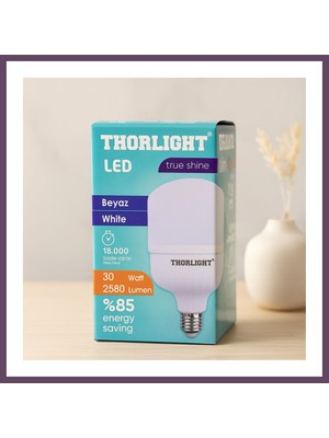 Bezos 30W E27 LED Ampul 2580 Lm 6400K T-Shape Bhs
