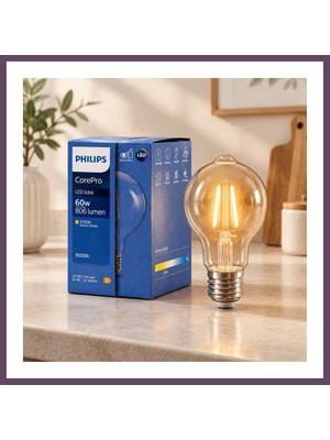 Bezos Filament Rustik G93 E27 LED Ampul 2700K Bhs