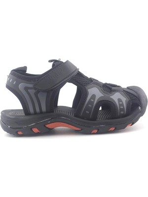 Jump 50100 Filet Çocuk Spor Sandalet Siyah