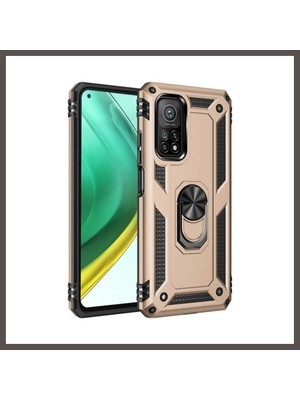 Nexora Living Mi 10T Pro Kılıf Sofya Yüzüklü Silikon Kapak - Gold Nxrlvng