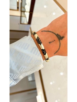 Dore Collection Premium Desenli Mineli Kelepçe