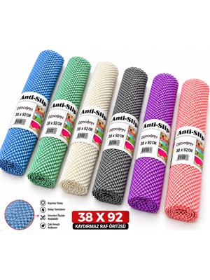 Diyar-ı Fırsat Diyarı Fırsat OZD-1081 Halı Altı Kaydırmaz ve Raf Örtüsü 38X92 cm 12'li Paket