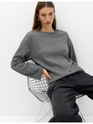 Marks & Spencer Dokulu Bisiklet Yaka Sweatshirt