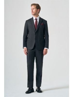 İmza Indigo Kırlangıç Yaka 6 Drop Slim Fit Tam Astar Esnek Takım Elbise 1001265195