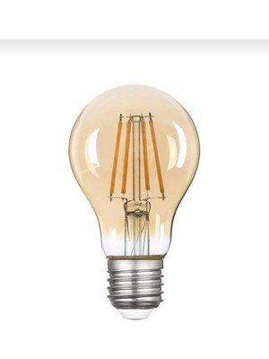 Odea Tr Rustik A60 LED Filament Ampul, E27 Duy, Gün Işığı