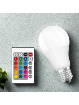 Odea Tr CT-4058 9W Rgb Uzaktan Kumandalı Renk Değiştiren LED Lamba - Disko Çakar Efektli