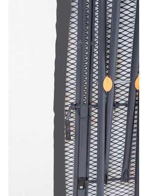 Odea Tr Present Lüx Ütü Masası - Isıya Dayanıklı Kumaş, Buhar Geçirici Geniş Perfore Tablalı Standart Ütü Masası (38X120 Cm)