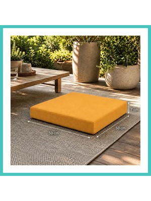 Ny Joy Kare Blok Minder · 50 × 50 × 7 cm | Hardal | Iç Mekân Nyjoybz