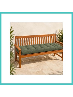 Ny Joy Kapitone Bank Minderi · 100 × 45 × 4 cm | Haki | Iç Mekân Nyjoybz