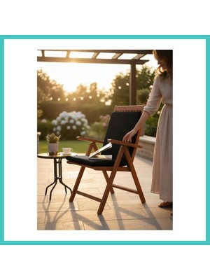 Ny Joy Tek Parça Sırtlıklı Sandalye Minderi · 80 × 40 × 4 cm | Siyah | 80 × 40 × 4 cm Nyjoybz
