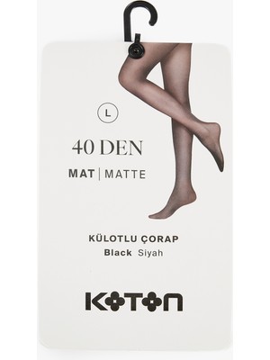Koton 40 Den Mat Görünümlü Külotlu Çorap