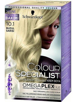 Zemira Schwarzkopf Colour Specialist Buzul Sarısı 10-1