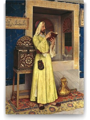 Zemira Osman Hamdi Bey - Ab-I Hayat Çeşmesi Tablosu - 100X140CM