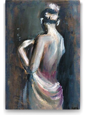 Zemira Nü Kadın Tablosu - 70X100CM