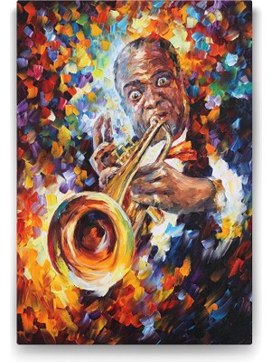 Zemira Louis Armstrong Tablosu - 50X75CM