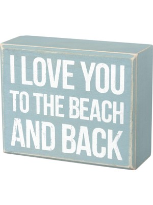 Zemira Primitives By Kathy I Love You To The Beach And Back Kutu Işareti (27360)