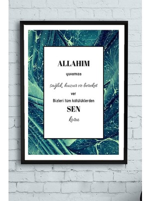 Zemira Postermanya (PSTER10673) Dua Dini Çerçeveli Tablo (30 x 40CM)