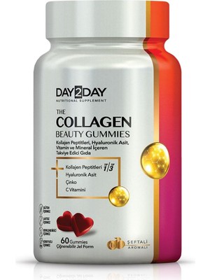 Zemira DAY2DAY The Collagen Beauty Gummies Çiğnenebilir, Jel Form