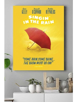 Zemira Postermanya (PSTER17905) Singin In The Rain Film Afişi Kanvas Tablo 6 50 x 70