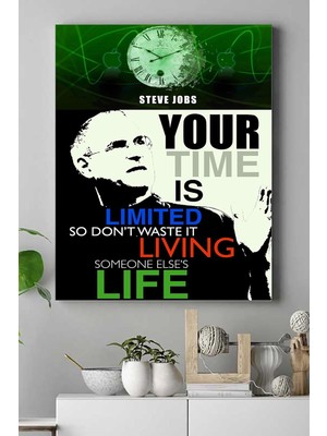 Zemira Postermanya (PSTER18130) Your Time Girişimcilik Kanvas Tablo 21 x 30