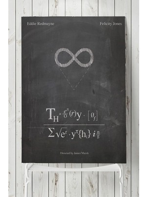 Zemira Postermanya (PSTER8805) Theory Of Everything Bilimsel Poster 2 (80X115CM)