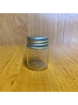Zemira 15 cc Cam Kavanoz, Metal Kapaklı, 15ML Kapaklı Cam Kavanoz x 10 Adet