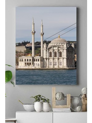 Zemira Postermanya (PSTER17573) Ortaköy Camii Kanvas Tablo 2 21 x 30