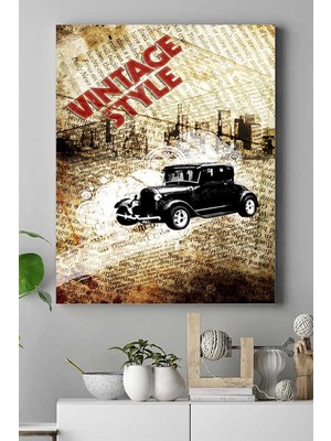 Zemira Postermanya (PSTER18405) Araba Kanvas Tablo 2 40 x 60