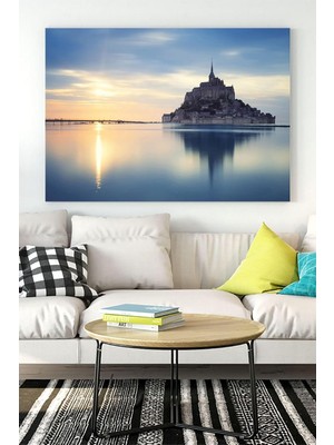 Zemira Postermanya (PSTER15792) Normandiya Manzara Kanvas Tablo 50 x 70
