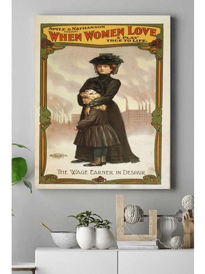 Zemira Postermanya (PSTER18437) When Women Love Kanvas Tablo 21 x 30