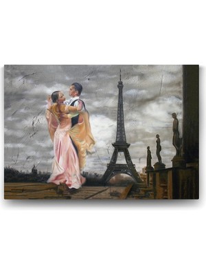 Zemira Tabloshop Paris'te Son Tango Tablo - 100X70CM