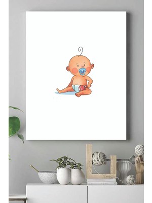 Zemira Postermanya (PSTER15302) Küçük Bebek Çocuk Odası Kanvas Tablo 2 40 x 60