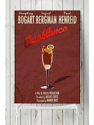 Zemira Postermanya (PSTER3450) Casablanca-Kazablanka Film Afişi Poster 3 (50X70CM)