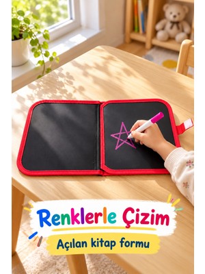 sbodurhome Çizim Kitabı Renkli Kalemler ve Siyah Kalem Tutuculu