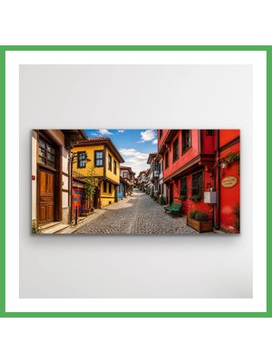 Astraltech Eskişehir Odun Pazarı Kanvas Tablo 60X120 cm Bezoss