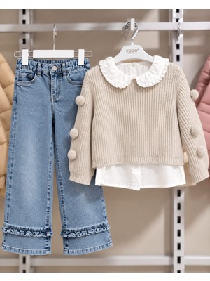 Ecoo Kids Ponponlu Trikolu Takım