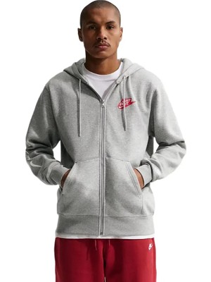Nike IO9616-063  M Nk Club Bb Fz Jdı  Ceket Gri
