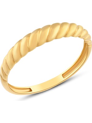 Debora Jewelry 14 Ayar Altın Burgu Model Yüzük
