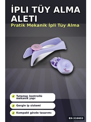 Ipli Tüy Alma Aleti Pratik Yüz Epilasyon Aparatı - Tekli Paket, Ev Tipi BX-316603
