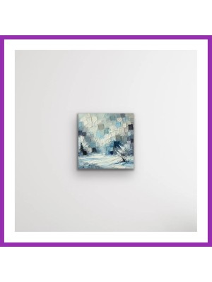 Salmore Kış Mevsimi Kanvas Tablo 60X60CM Bty