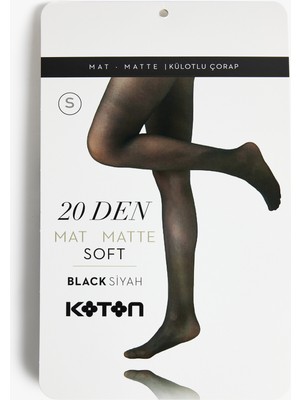 Koton 20 Den Mat Külotlu Çorap