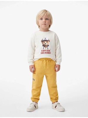 Koton Jogger Hardal Erkek Bebek Eşofman Altı 7WMB40018TK
