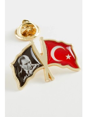 Bijuteri Net Ps Atatürk Ay Yıldız Yaka Rozet