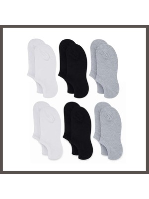 Nexora Living Erkek Geri Dönüşüm Iplikli 6'lı Görünmez Sneaker Çorap, Ince Dikişli, Nefes Alan Yazlık Babet Çorabı, Kaymaz Topuklu Siyah Gri Beyaz · Beden: 39-44 · Renk: Çok Renkli 6 Lı Nxrlvng