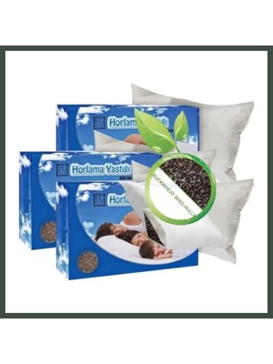 Bezos Bonie Gürültüsüz Uyku Yastığı 3 Adet Karabuğday Yastığı 50X70CM Nhr