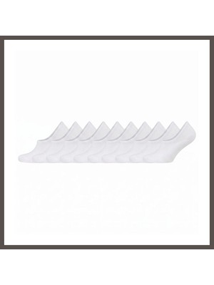 Nexora Living Erkek Bambu 12'li Babet Çorap Görünmez No Show Dikişsiz Silikon Topuklu · Beden: 39-44 · Renk: Beyaz 12 Li Nxrlvng