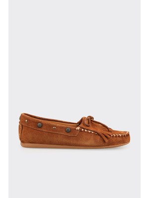 Elle Taba Deri Kadın Günlük Loafer