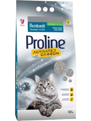 Aktif Karbonlu Topaklanan Kedi Kumu 10 Lt